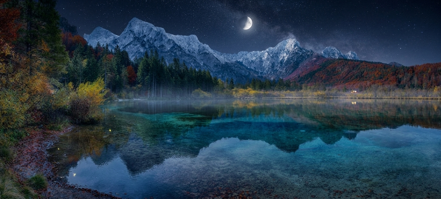 Paysage de nuit